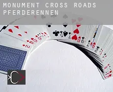 Monument Cross Roads  Pferderennen