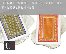 Hendersons Subdivision  Pferderennen