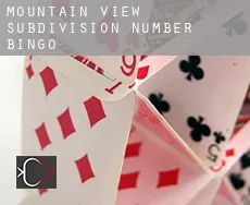 Mountain View Subdivision Number 12  Bingo