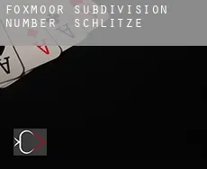 Foxmoor Subdivision Number 2 Schlitze