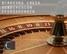 Birdsong Creek Subdivision  Pferderennen