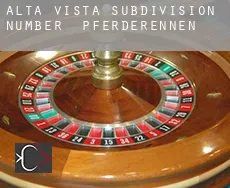 Alta Vista Subdivision Number 1  Pferderennen