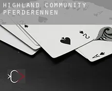 Highland Community Pferderennen