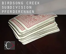 Birdsong Creek Subdivision  Pferderennen